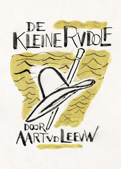 De Kleine Rudolf Poster Baskı