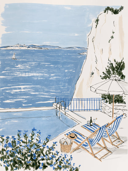 Between the Pool and the Blue
