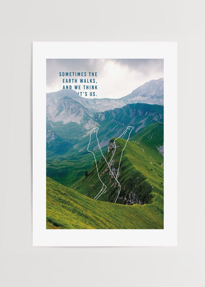 Earth’s Movement Poster Baskı