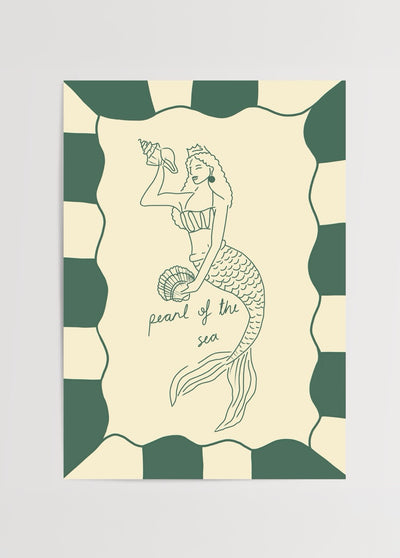 Pearl of the Sea Poster Baskı