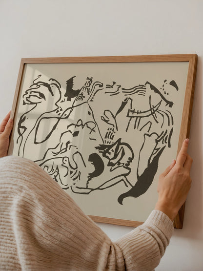 Entangled Lines Poster Baskı
