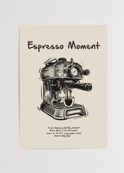 Espresso Moment Poster Baskı
