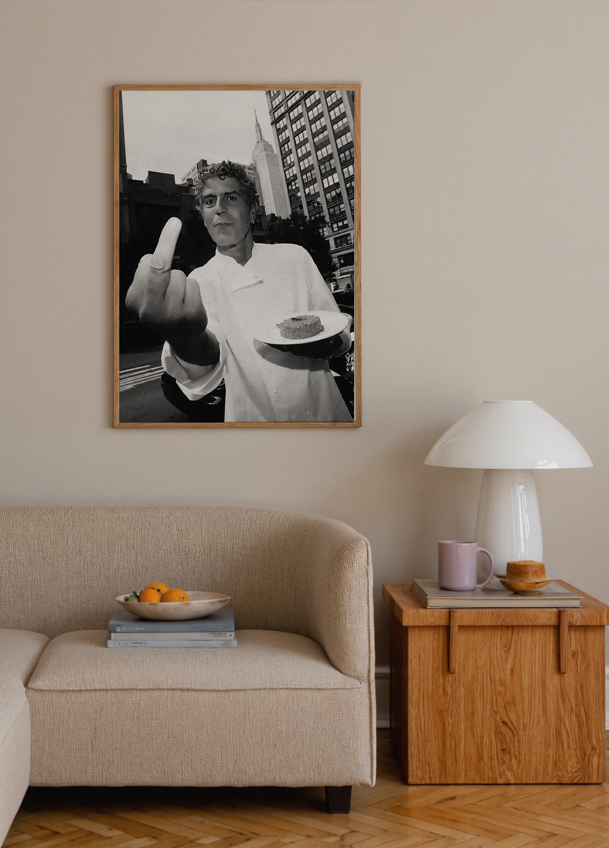 Anthony Bourdain New York Poster