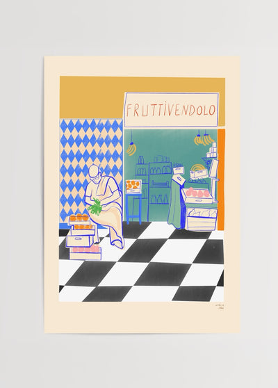 Fruttivendolo Poster Baskı