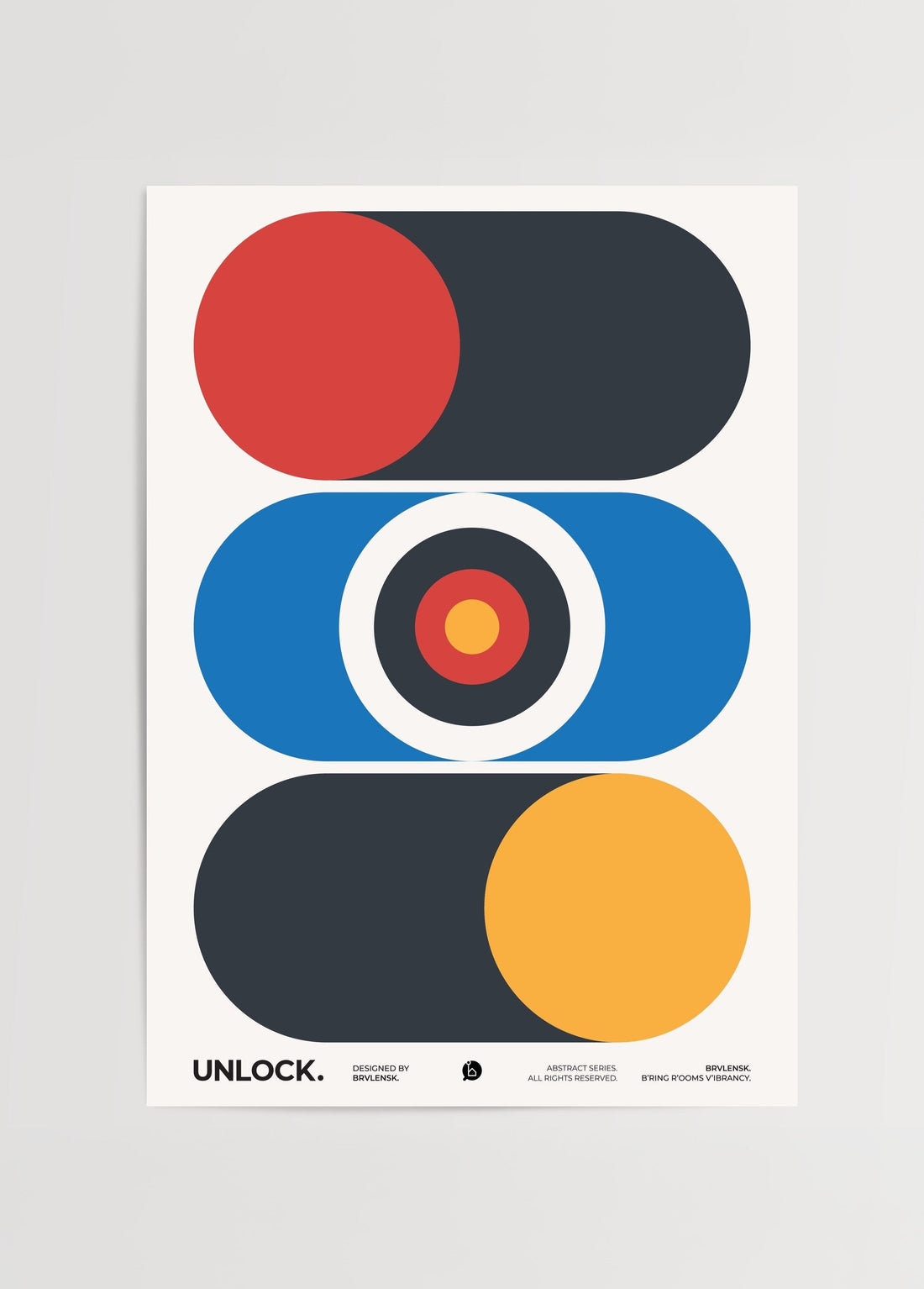 Bryvlensk Unlock Poster poster baskı mockup 1