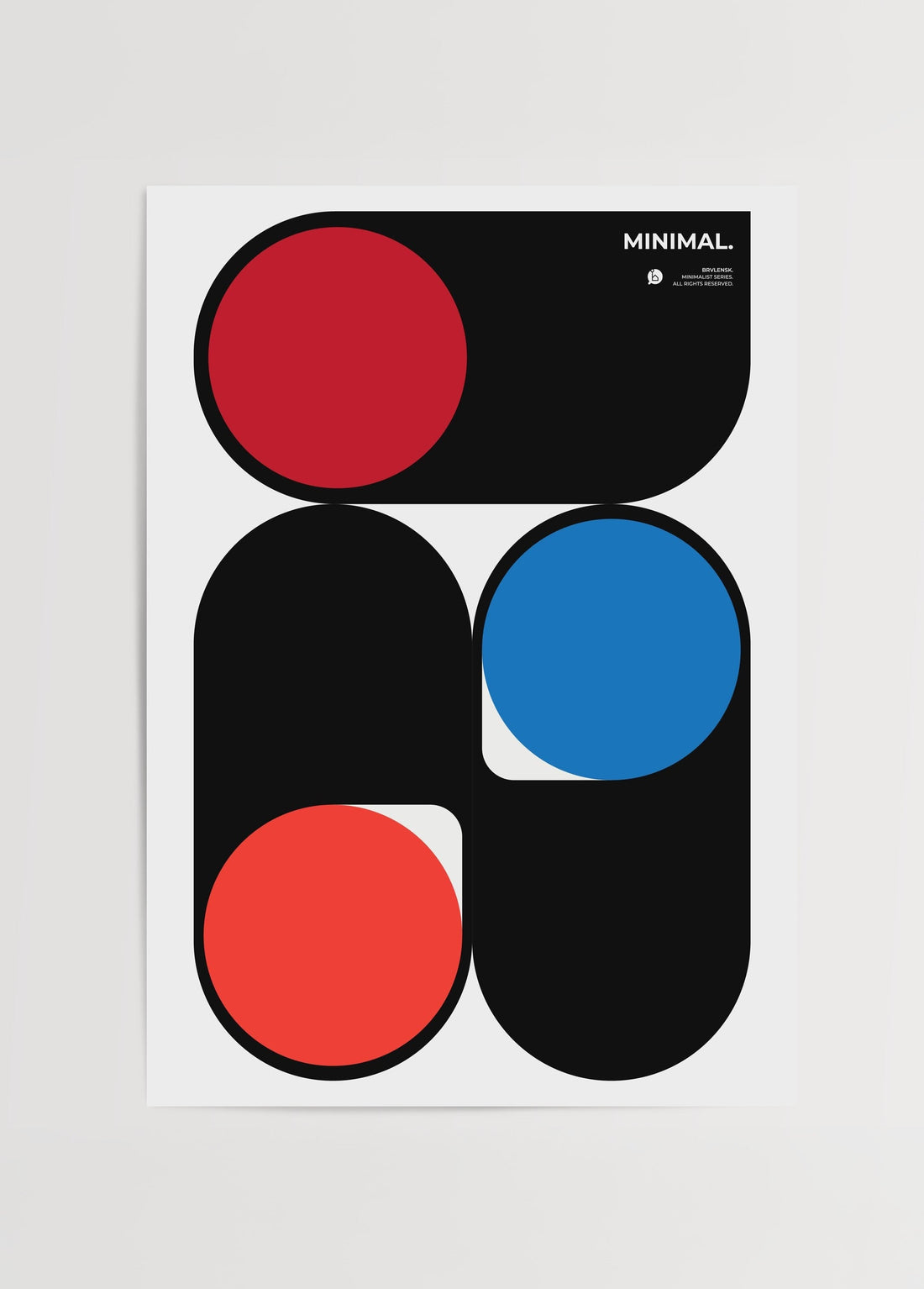 Baylensk Minimalist Series Poster poster baskı mockup 1