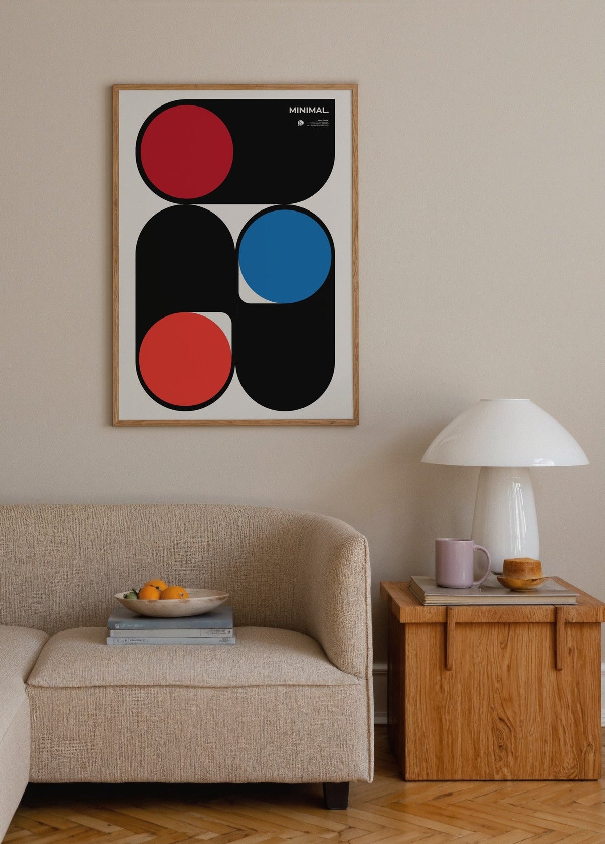 Baylensk Minimalist Series Poster poster baskı mockup 4