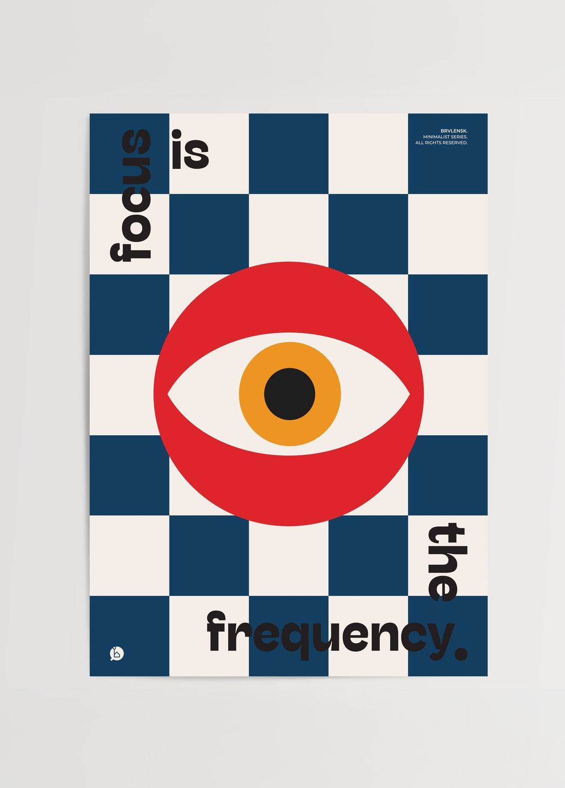 BRVLENSK Minimalist Series Poster poster baskı mockup 1
