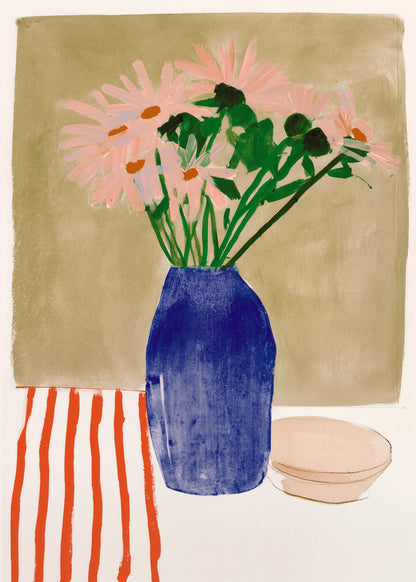 Daisies in Blue