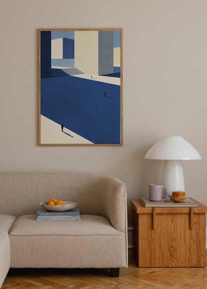 Human Scale in Blue