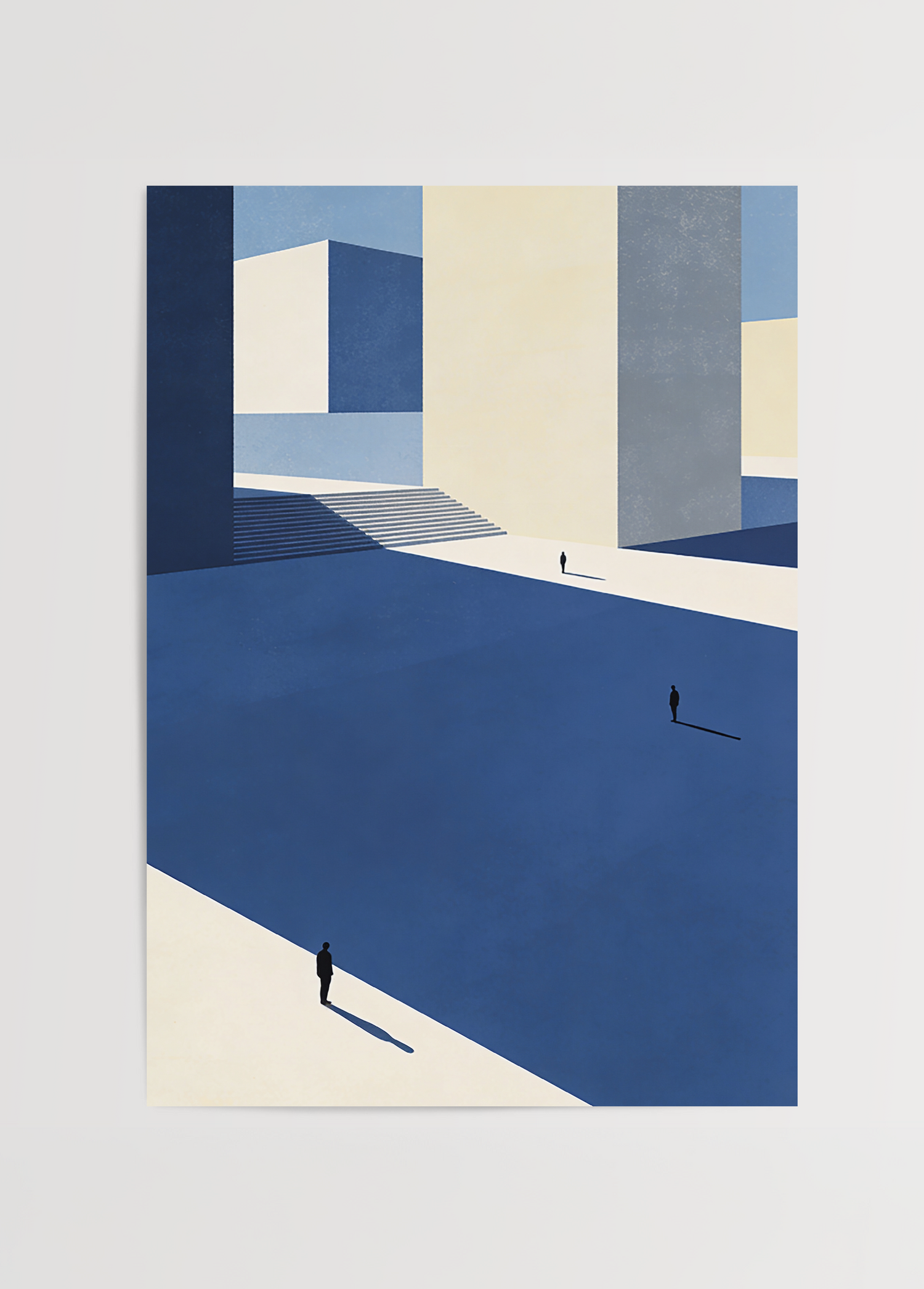 Human Scale in Blue