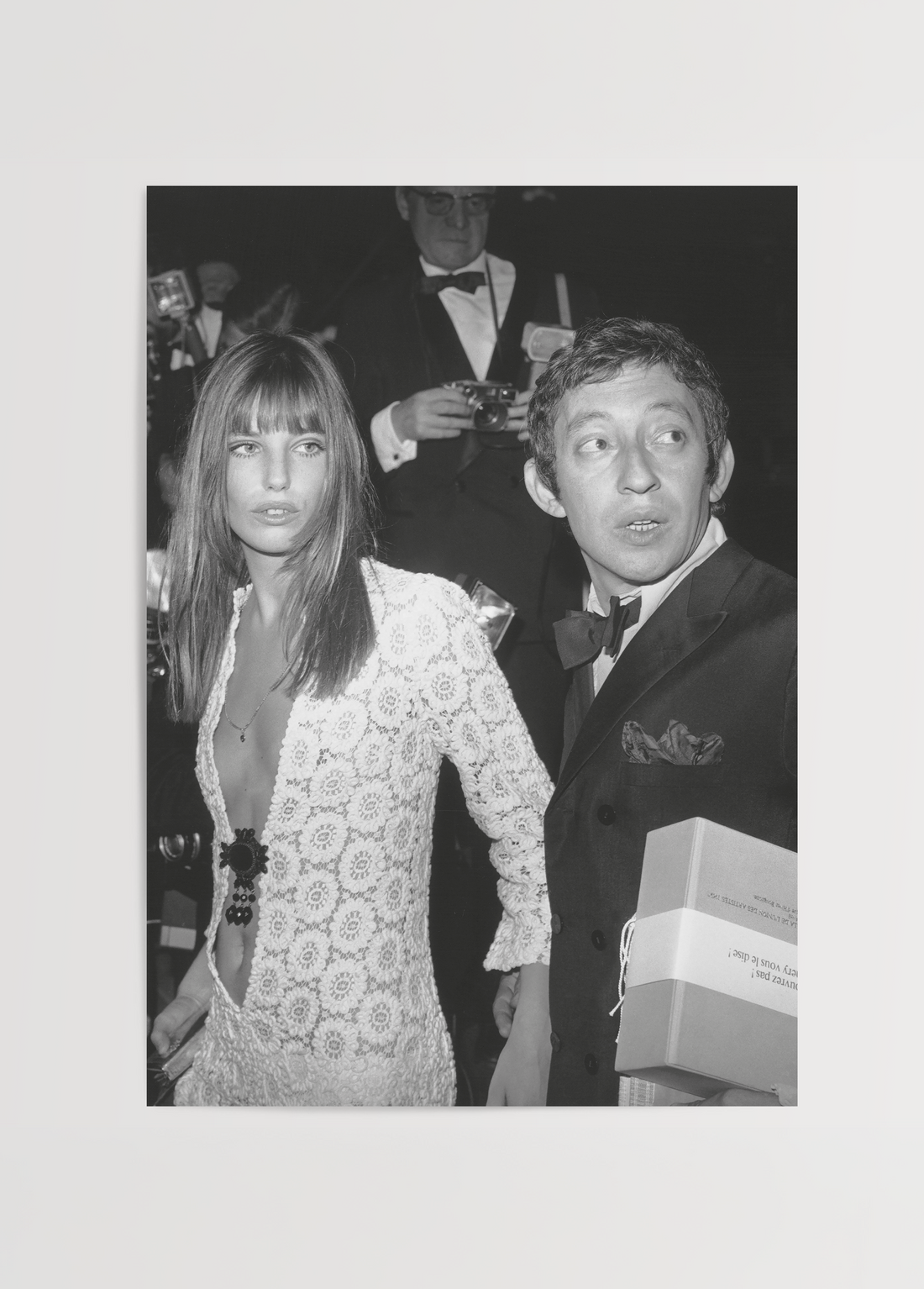 Jane Birkin ve Serge Gainsbourg Vintage Fotoğraf Poster Baskı