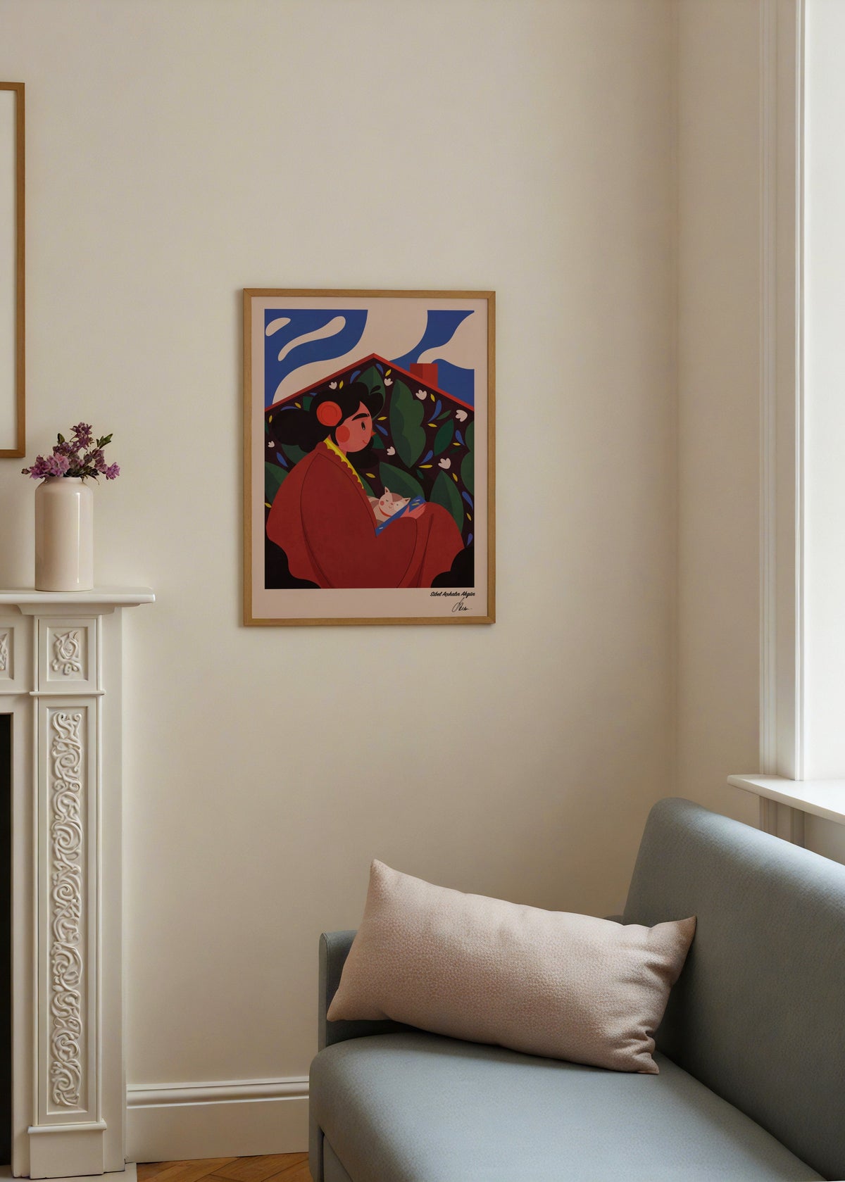 Sibel Apakalin Akgün Güzel Anılar Poster poster baskı mockup 3