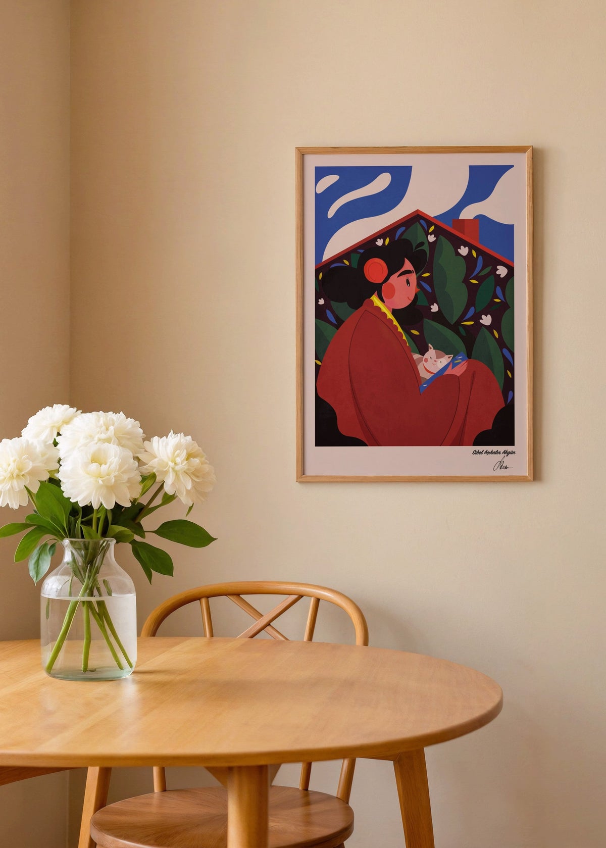 Sibel Apakalin Akgün Güzel Anılar Poster poster baskı mockup 2