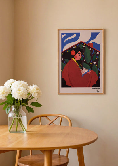 Sibel Apakalin Akgün Güzel Anılar Poster poster baskı mockup 2