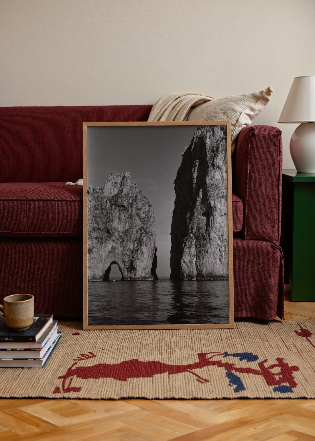 Bilinmeyen Kaya Oluşumları Poster poster baskı mockup 4