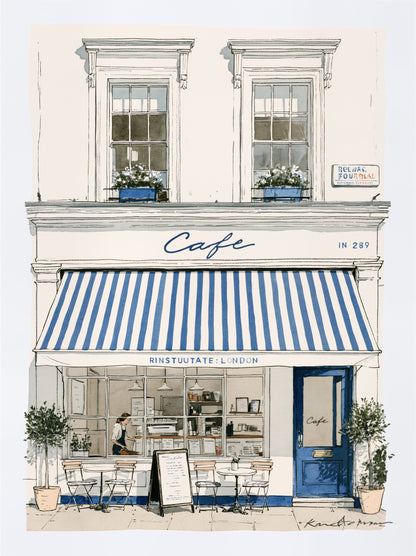 Two Windows Above the Cafe