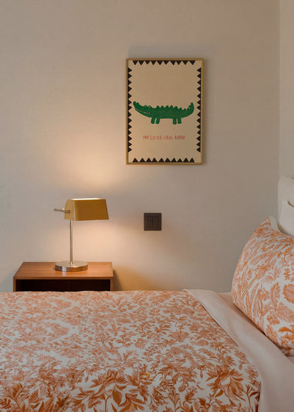 Bilinmeyen Crocodile Illustration Poster poster baskı mockup 2