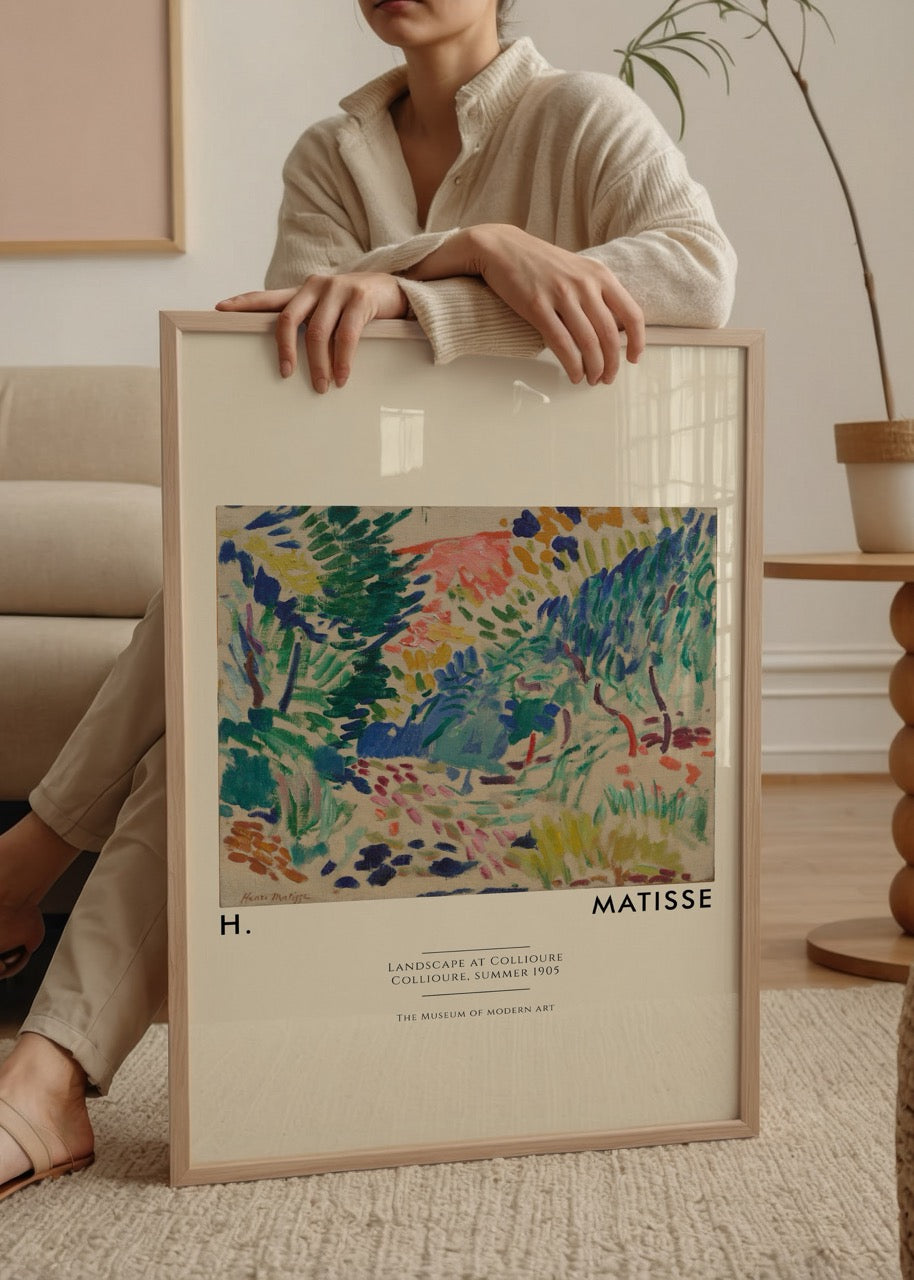 Matisse Landscape at Collioure doğa manzaralı poster baskısı – Yaz 1905