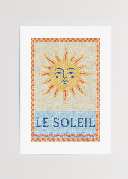 Le Soleil Poster – Thola Studio Mozaik Güneş Tasarımı Poster Baskı