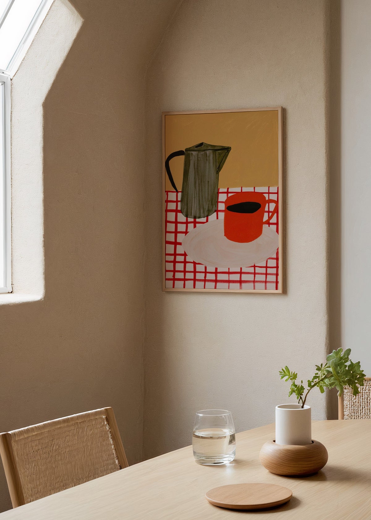 Léa Morel Kahve ile Çay Poster poster baskı mockup 4