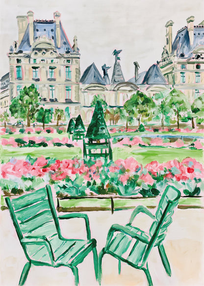 Two Seats Before the Flowers