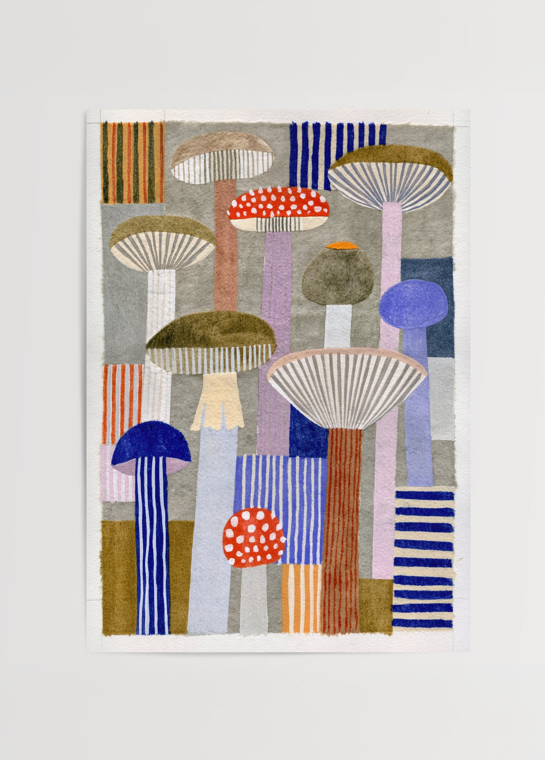 Léa Morel Mushroom Garden Poster poster baskı mockup 1