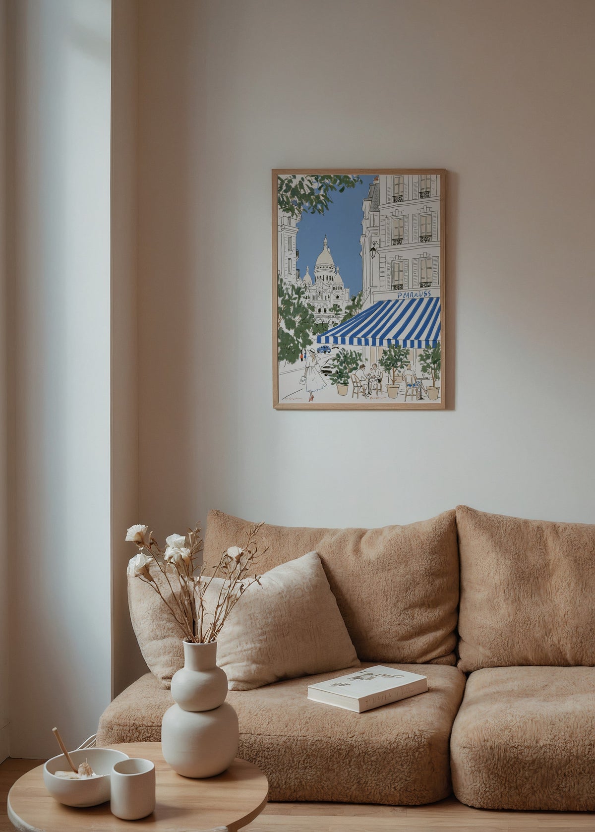 Léa Morel Sacre-Cœur Paris Poster poster baskı mockup 4