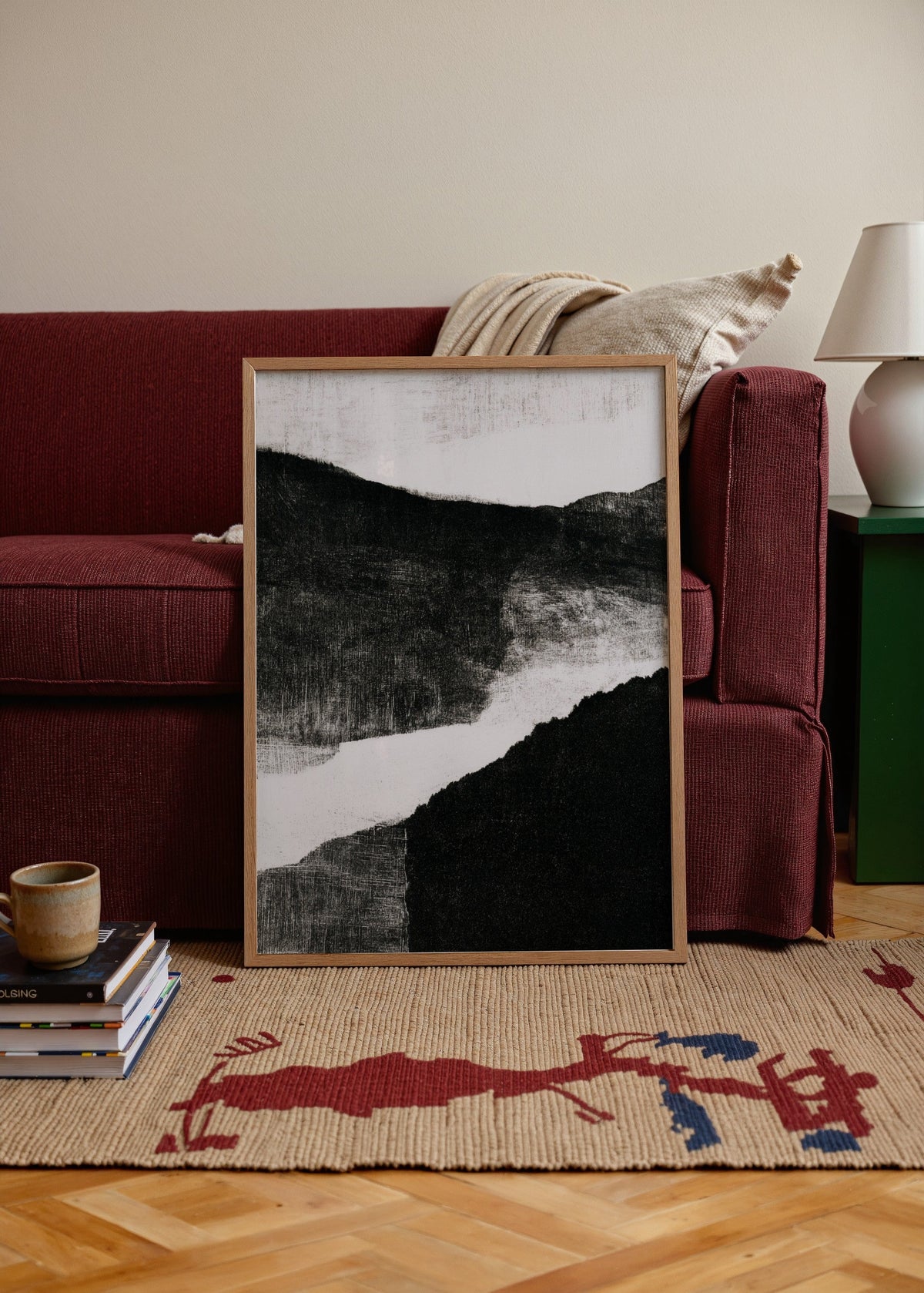 Léa Morel Untitled Landscape Poster poster baskı mockup 3