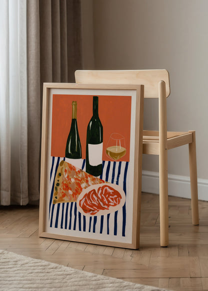 Léa Morel Yemek Masası Poster poster baskı mockup 2