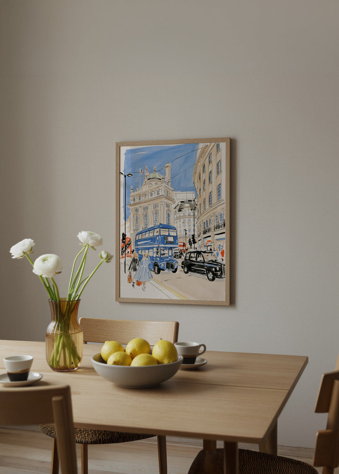 Bilinmiyor Londra Şehir Manzarası Poster poster baskı mockup 2