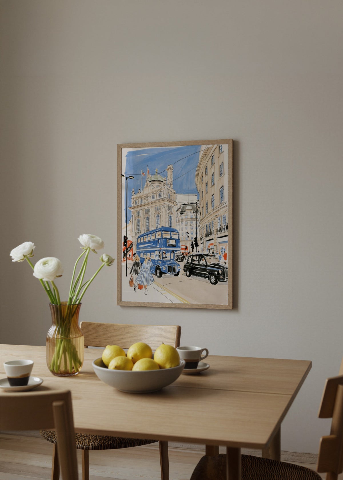 Bilinmiyor Londra Şehir Manzarası Poster poster baskı mockup 2