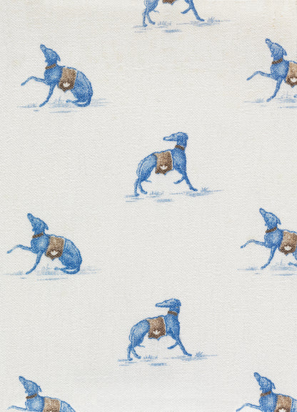 Mavi Greyhound Dansı Poster Baskı, eğlenceli ve zarif bir tasarım.