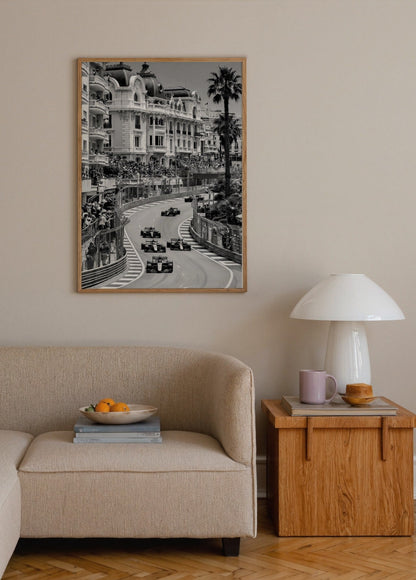 Monaco Yarışı Heyecanı poster baskı mockup 2