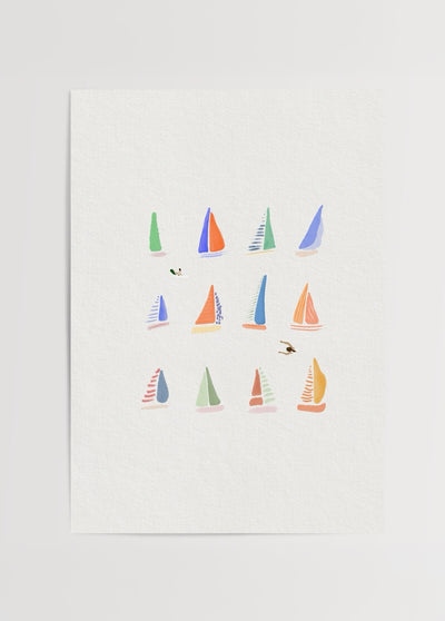 Küçük Yelkenliler Poster Baskı