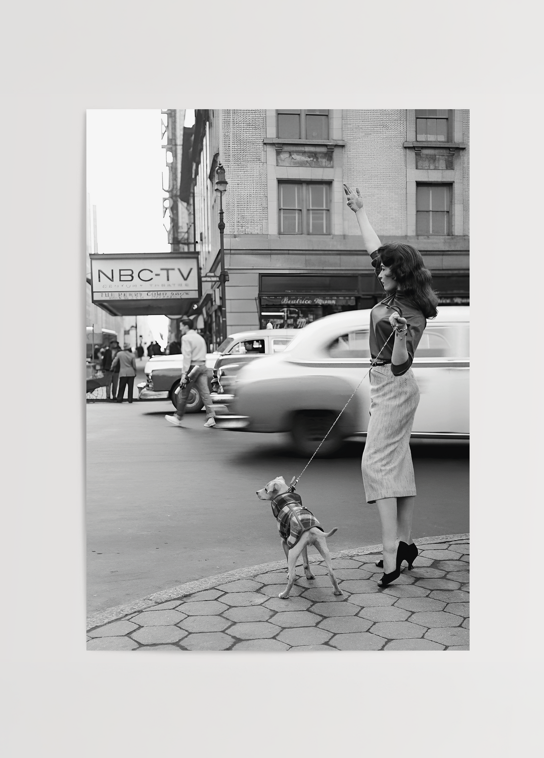 NYC Vintage Sokak Fotoğrafı Poster Baskı