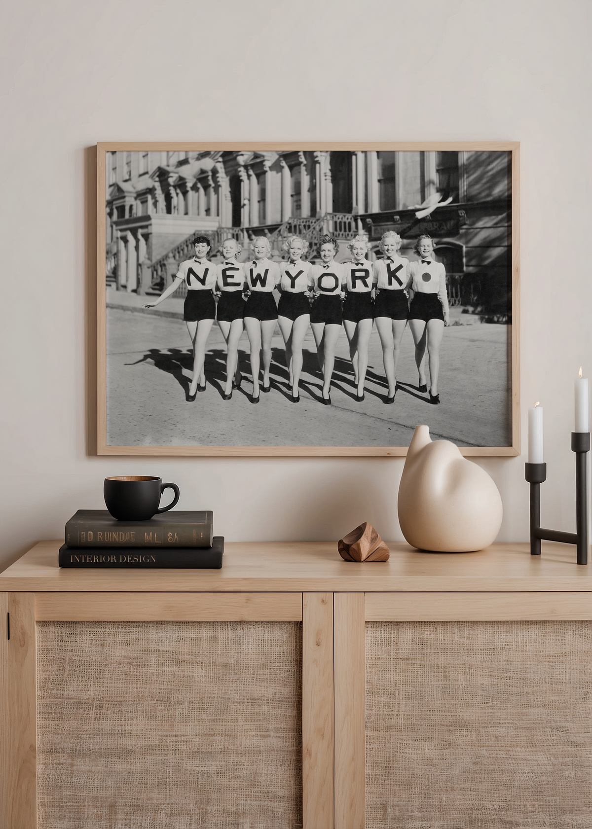 NYC Vintage Grup Fotoğrafı Poster Baskı