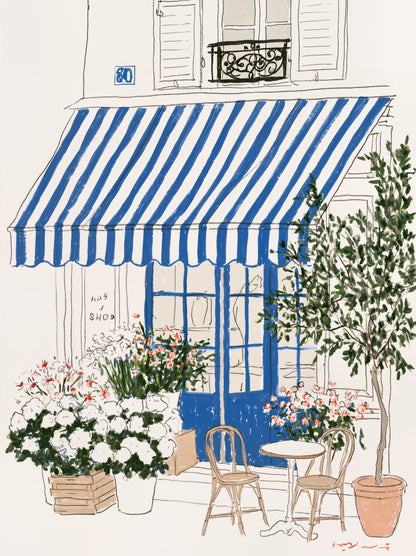 A Table Beneath the Stripes