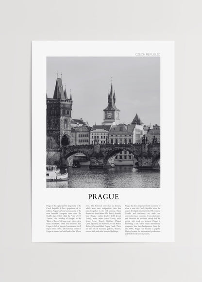 Prag Şehir Manzarası Poster Baskı