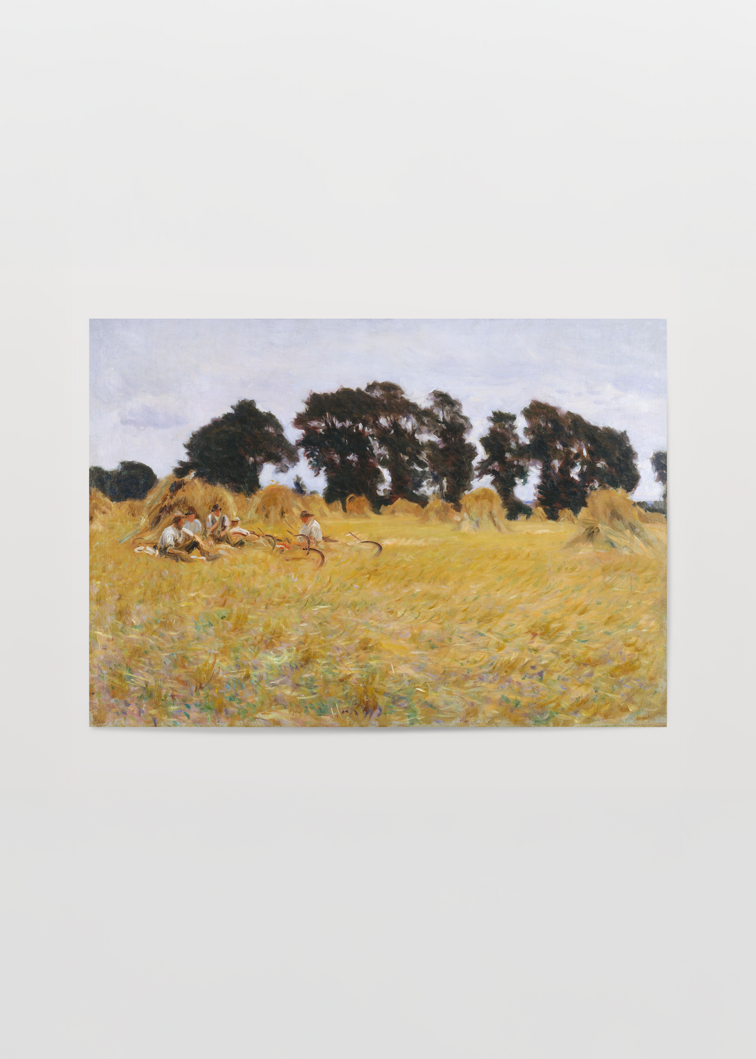 Reapers Resting in a Wheat Field