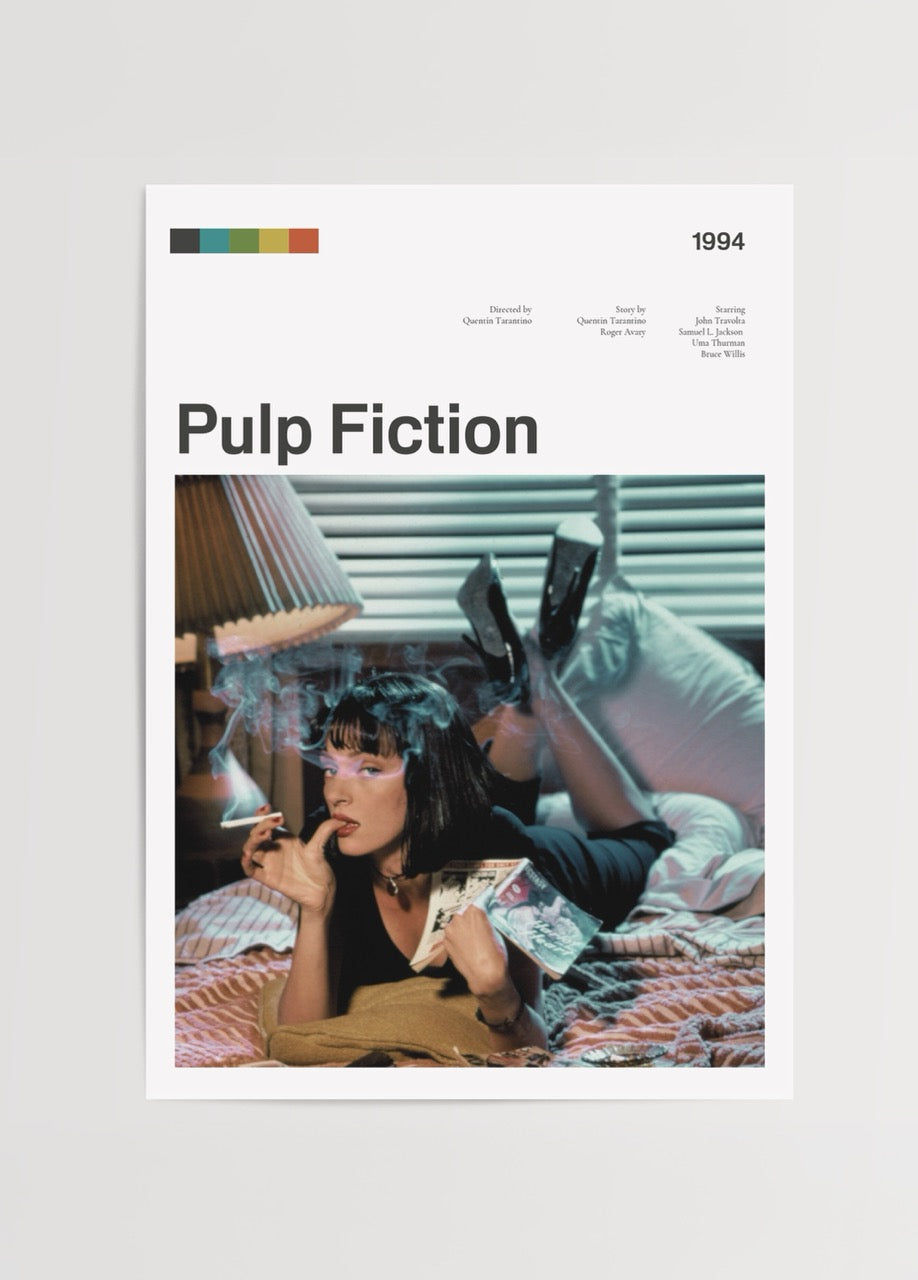 Pulp Fiction film posteri – Quentin Tarantino’nun ikonik kült film afiş baskısı