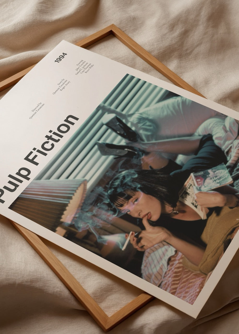 Pulp Fiction film posteri – Quentin Tarantino’nun ikonik kült film afiş baskısı