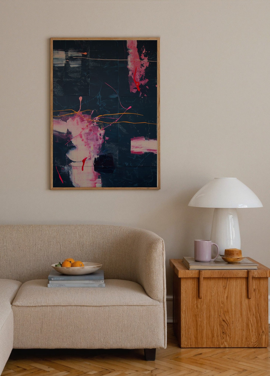 Renkli Duygular poster baskı mockup 3