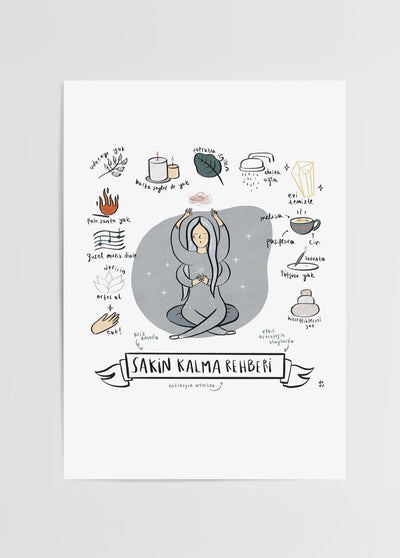 Sakin Kalma Rehberi – Duru Ekşioğlu Poster Baskı
