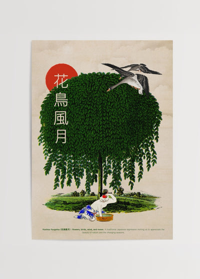 Kachou Fuugetsu Poster Baskı