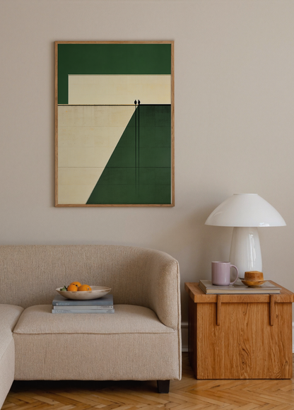 Small Figure, Vast Wall
