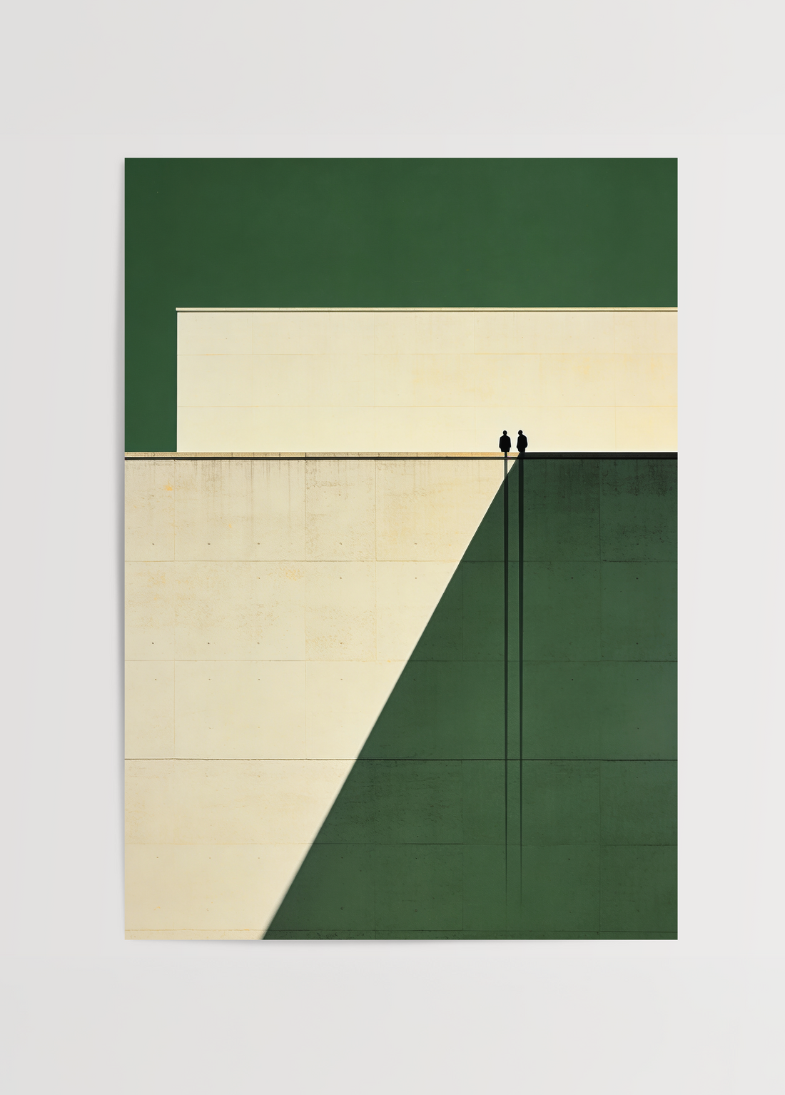 Small Figure, Vast Wall