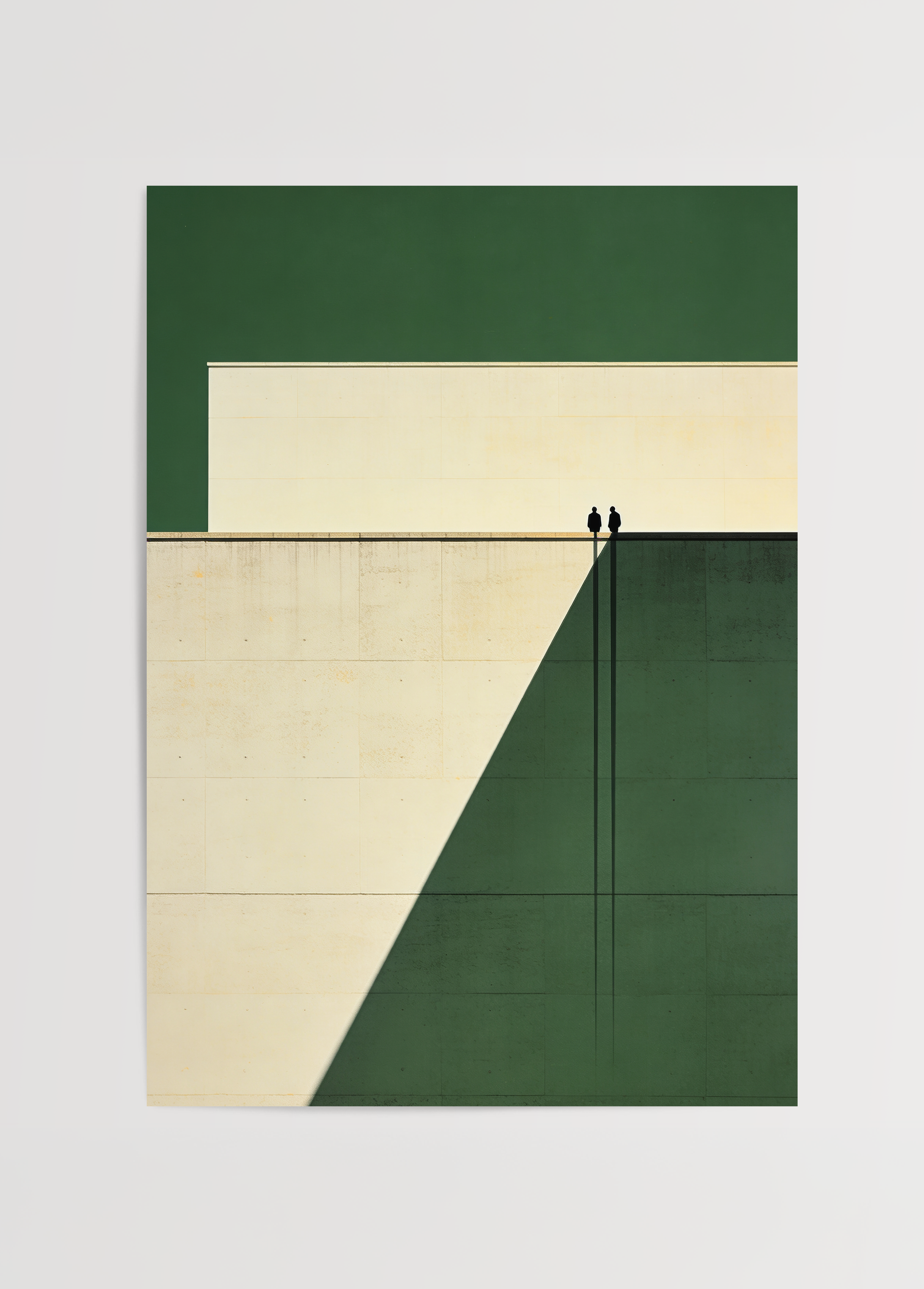Small Figure, Vast Wall
