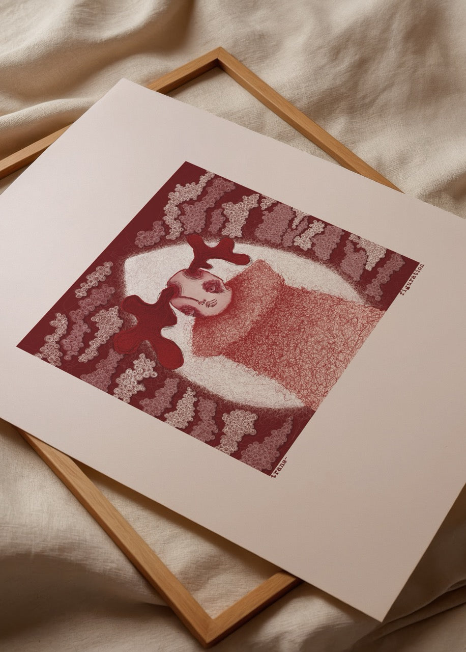 trans-figuration – Zeynep Kul İllüstrasyon Poster Baskı