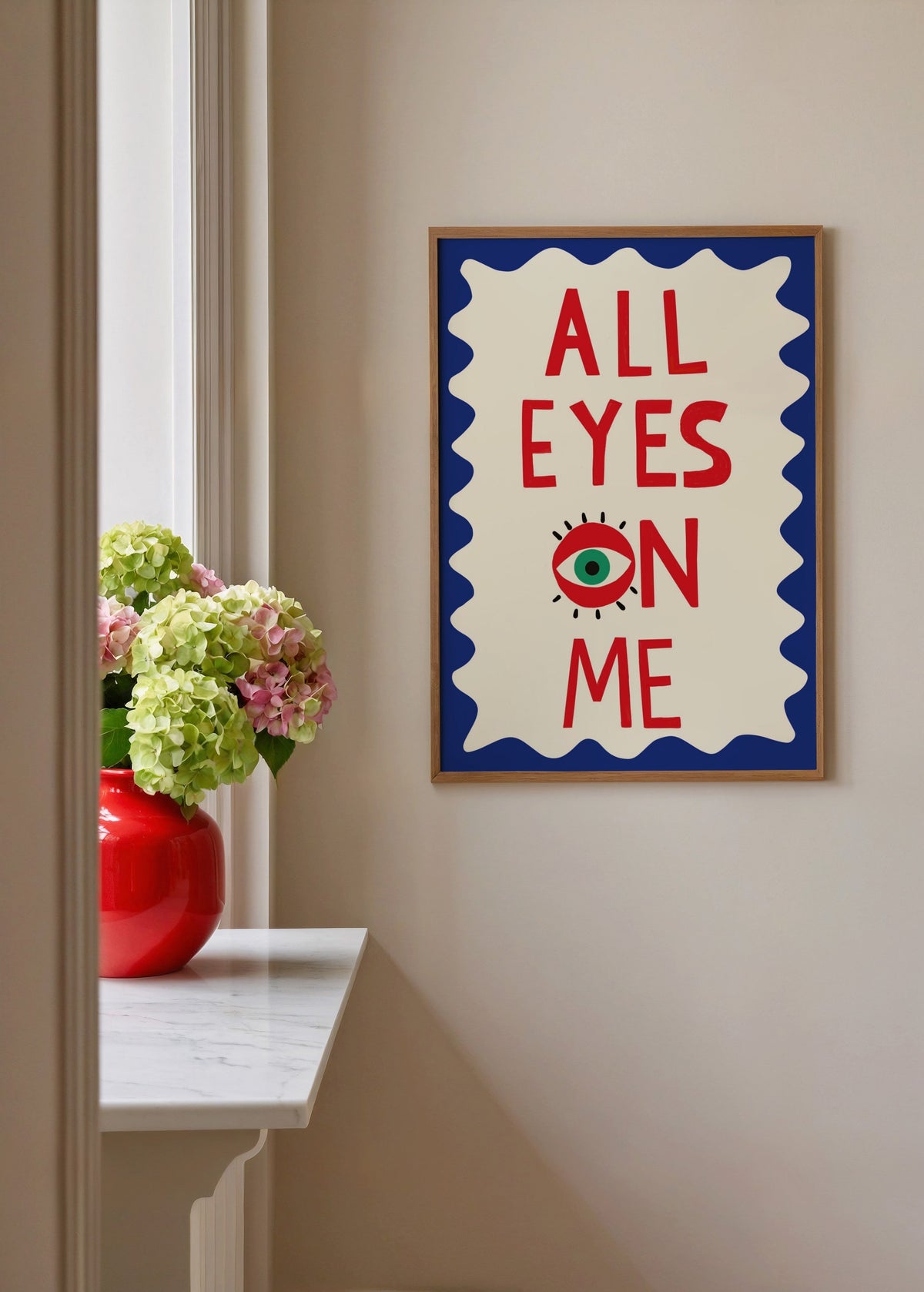 Ulaş Barış Koşar All Eyes on Me Poster poster baskı mockup 4